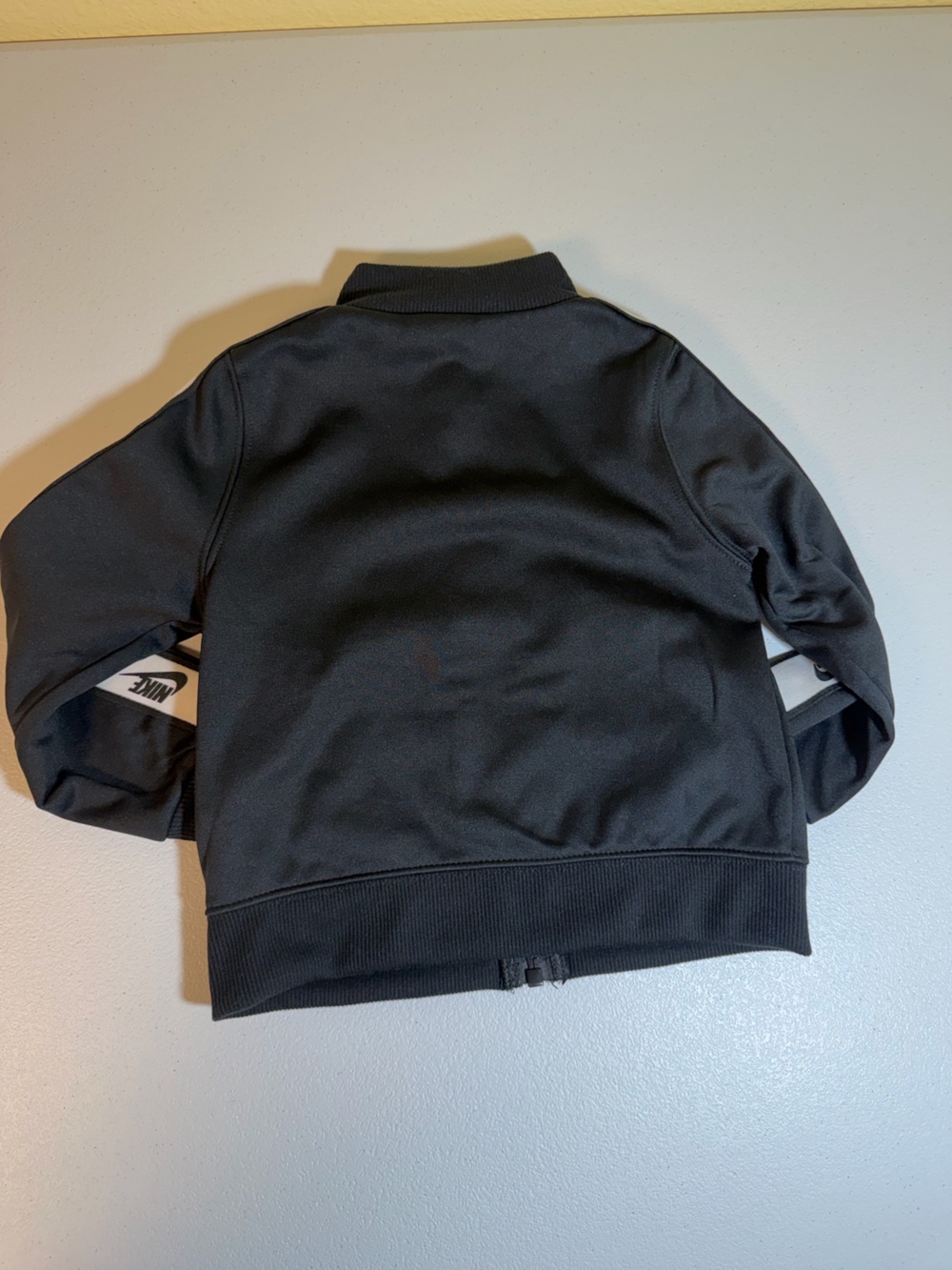 Nike Toddler Boys Black Full Zip Track Jacket 1-2T Logo Tape Athletic NWT - Picture 4 of 7